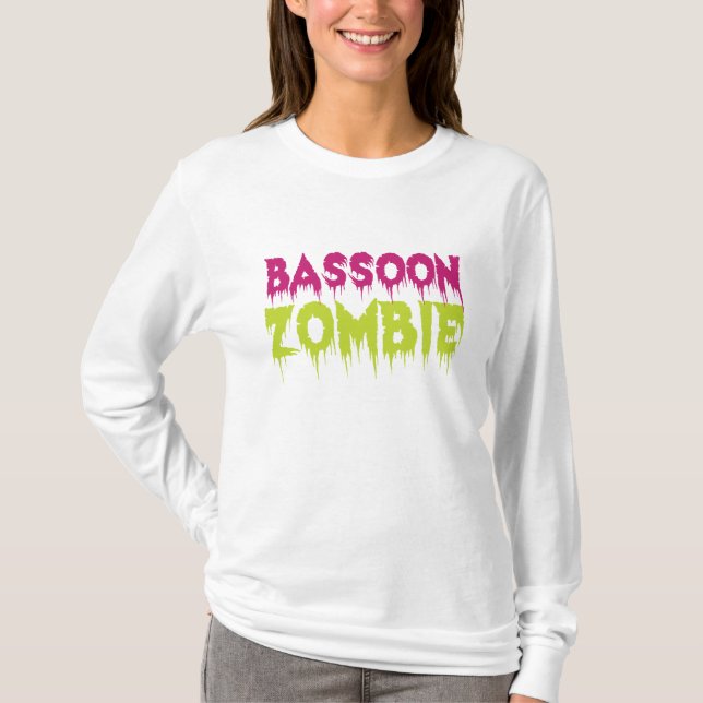 Camiseta Bassoon Zombie (Frente)