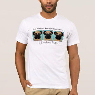 Camiseta Basta Amar Citação e Engraçados Olhando ao Redor