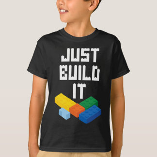 Camiseta Basta Construir O It Master Builder Building Block