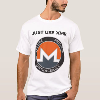 Camiseta Basta usar XMR (Monero)