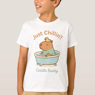 Camiseta Bastante calcinha - Capybara bonita em Bathtub, en