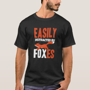Camiseta Bastante Distraída Por Raposas Raposa Animal Selva