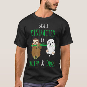 Camiseta Bastante Distraído Por Lúteros E Cães Cachorro