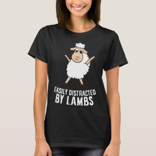 Camiseta Bastante Distraído Por Ovelhas Engraçadas