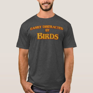 Camiseta Bastante Distraído Por Presente Do Birds