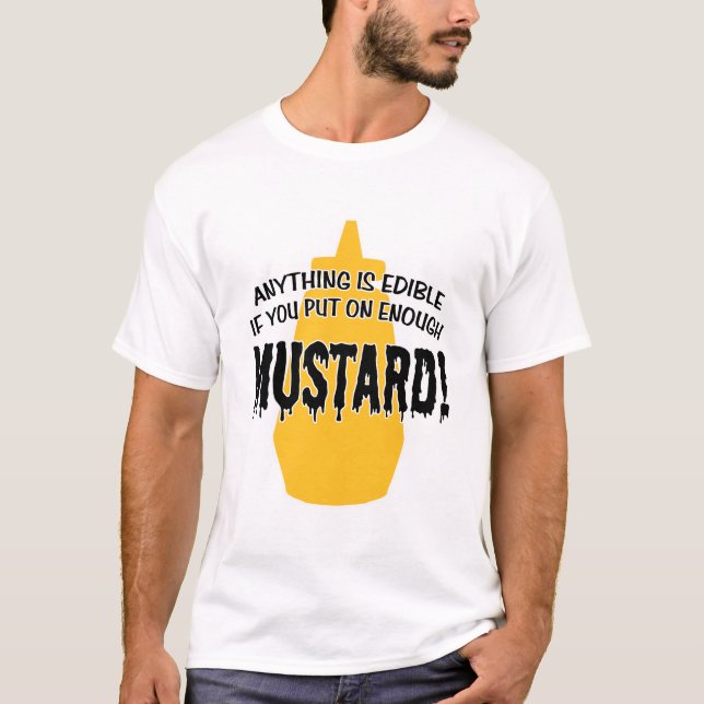 Camiseta Bastante mostarda (Frente)