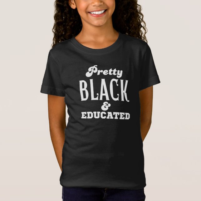Camiseta Bastante Negra & Educada (Frente)