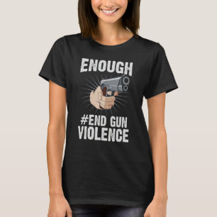 Camiseta Bastante violência contra as armas acabadas Onu Di