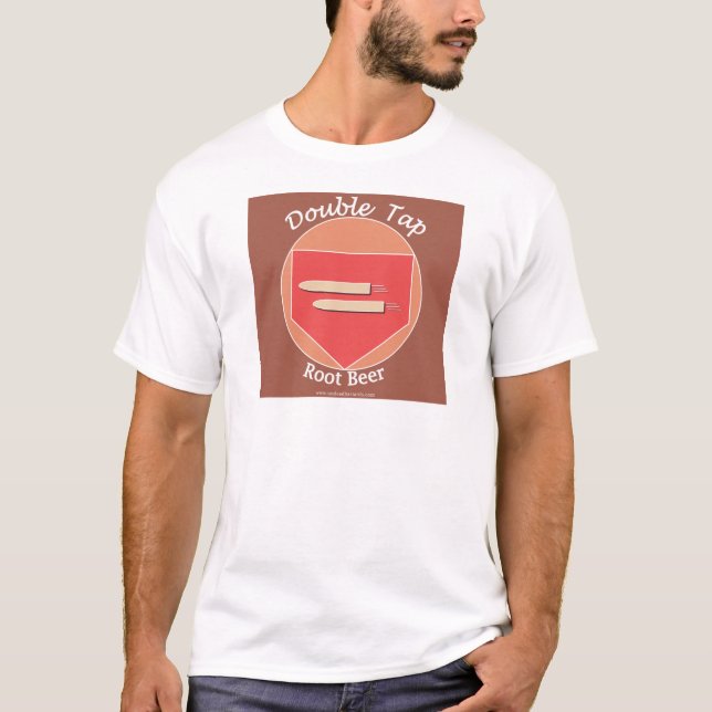 Camiseta bastardos dobro da torneira (Frente)