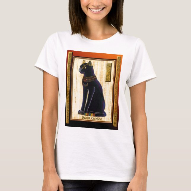 Camiseta BASTET ~ Cat God T-shirt (Frente)