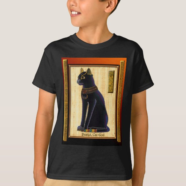 Camiseta BASTET ~ Cat God T-shirt (Frente)