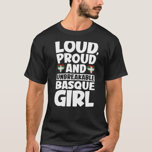 Camiseta Bastiaan Flag Proud Basques Men & Women (Frente)