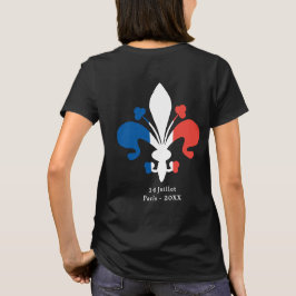 Camiseta Bastille Day Paris France 14 Juillet Custom Text
