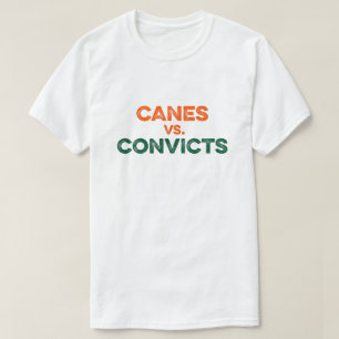 Camiseta Bastões contra o t-shirt dos condenados