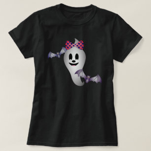 Camiseta Bastões o Dia das Bruxas do fantasma e do vôo da