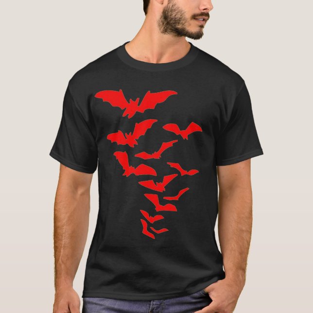 Camiseta bastões vermelhos (Frente)