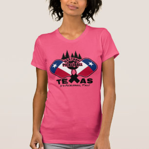 Camiseta Bastrop Pickleball, Texas (camisas escuras) T-Shir