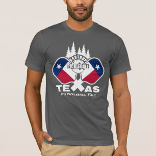 Camiseta Bastrop Pickleball, Texas (camisas escuras) T-Shir