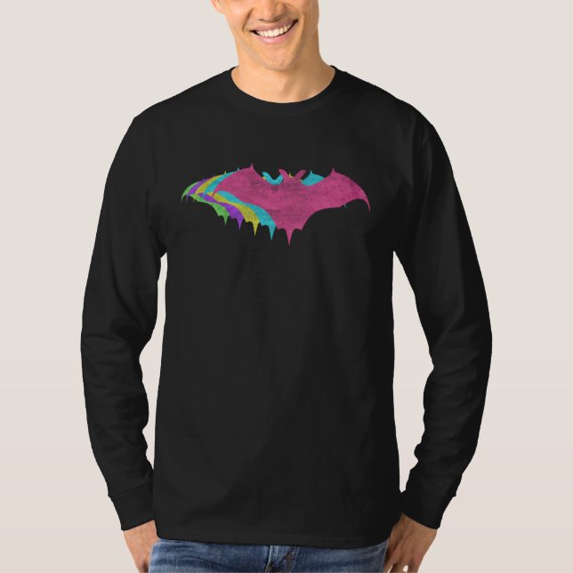 Camiseta Bat 80s Colors 1980s (Frente)