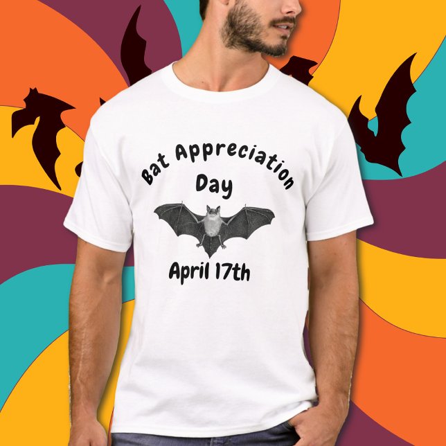 Camiseta Bat Apreciation Day April 17° Shirt (Criador carregado)