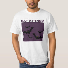 Camiseta Bat Attack Graphic Halloween Tee