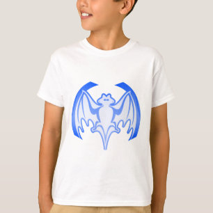 Camiseta Bat Blue Inv The MUSEUM Zazzle Gifts
