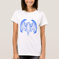 Bat Blue Inv The MUSEUM Zazzle Gifts