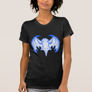 Camiseta Bat Blue Inv The MUSEUM Zazzle Gifts