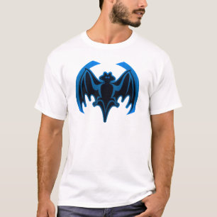 Camiseta Bat Blue O MUSEUM Zazzle dá presentes
