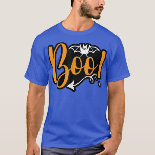 Camiseta Bat Bonito Dizendo Boo Ghost Spooky Hall