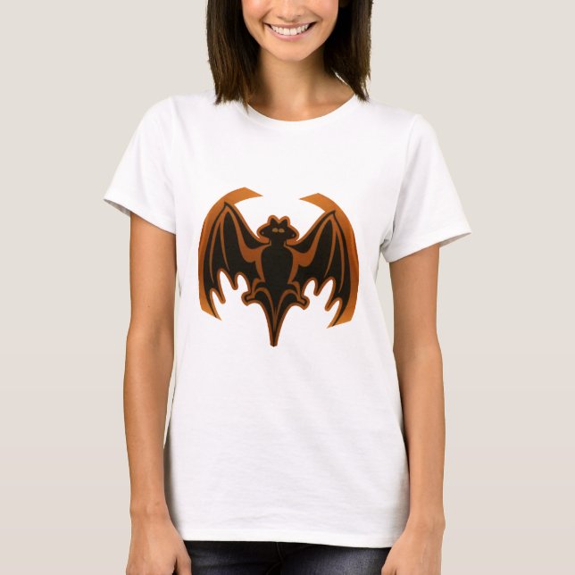 Camiseta Bat Brown O MUSEUM Zazzle dá presentes (Frente)