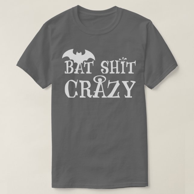 Camiseta Bat Crazy (Frente do Design)