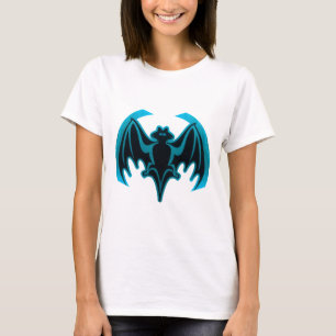 Camiseta Bat Cyan O MUSEUM Zazzle dá presentes