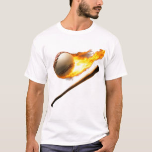 Camiseta Bat De Baseball E Design Legal De Bola