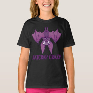 Camiseta Bat de Cartoon Louco de Batsucata