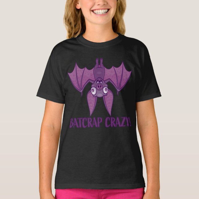 Camiseta Bat de Cartoon Louco de Batsucata (Frente)