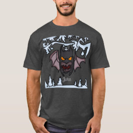 Camiseta Bat de inverno engraçado
