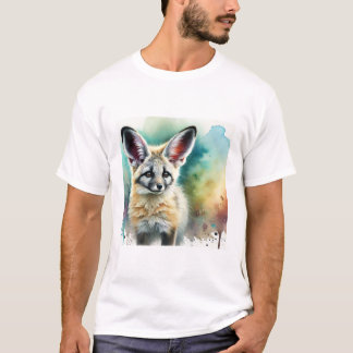 Camiseta Bat eared fox 060924AREF139 - Watercolor