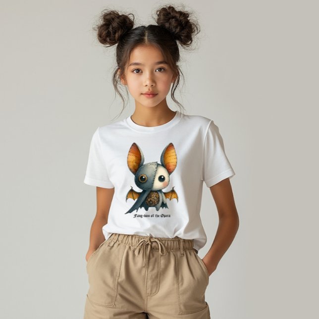 Camiseta Bat - Fang-tom da Ópera ("If I am the phantom, it is because man's hatred has made me so." - The Phantom of the Opera )