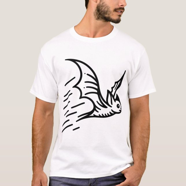 Camiseta bat fly (Frente)