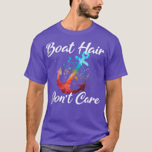 Camiseta BAT HAIR DONT CARE Anchor Engraçado Beach Dive Lov