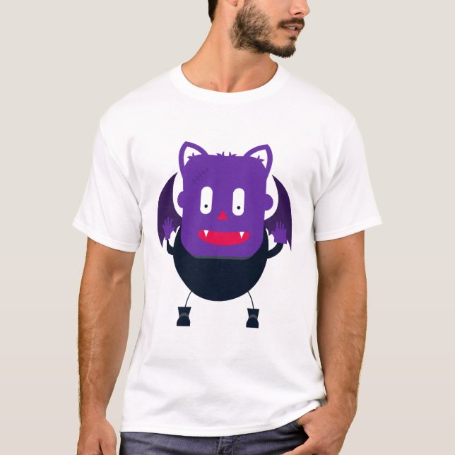 Camiseta Bat Halloween (Frente)