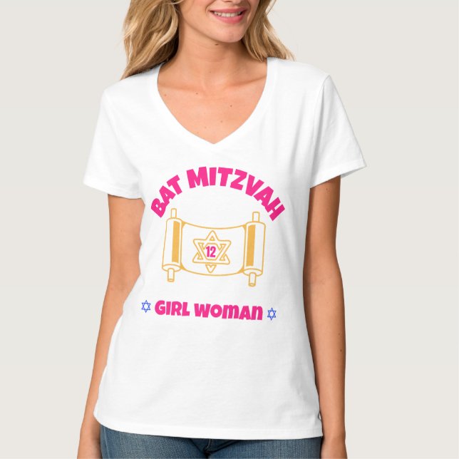 Camiseta Bat Mitzvah (Frente)