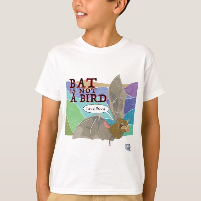Camiseta Bat não é um pássaro (Frente)