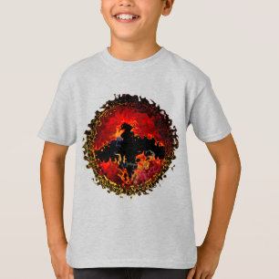 Camiseta Bat on Fire Digital Art