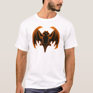 Camiseta Bat Orange O MUSEUM Zazzle dá presentes