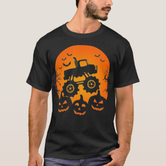 Camiseta Bat Pumpkin Costume Monster Truck Halloween