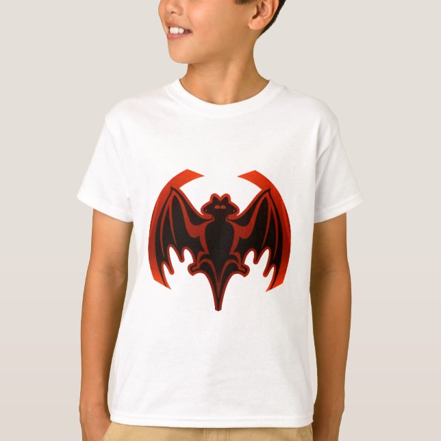 Camiseta Bat Red O MUSEUM Zazzle Dons (Frente)