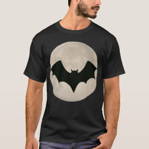 Camiseta Bat sobre a lua cheia