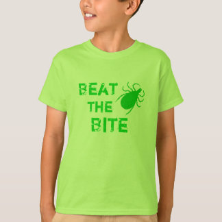 Camiseta Bata a doença de Lyme da mordida